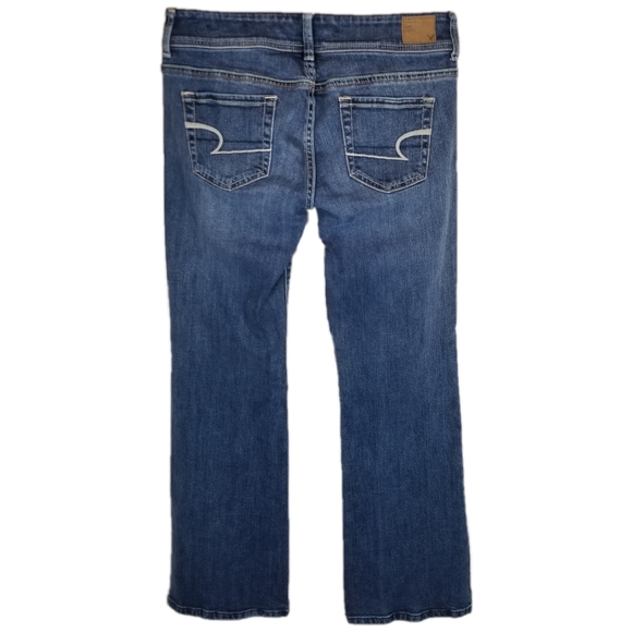 @American Eagle Womens Jeans Sz 4 Original Boot - Picture 2 of 5